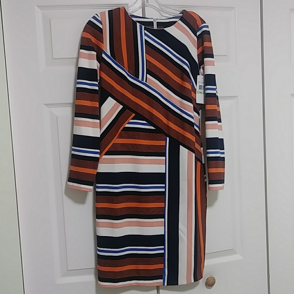 eci new york long sleeve dress size 4 (new)